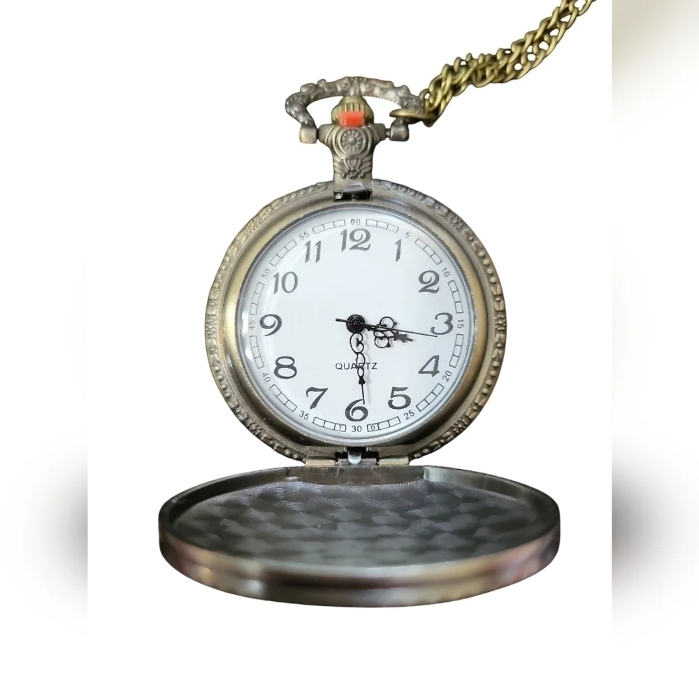 New Skull & Bones Pocket Watch Unisex
